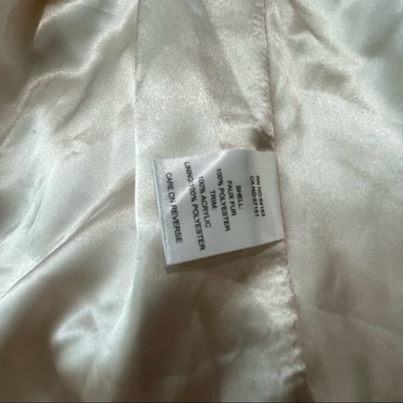 -Andrew Marc New York Faux Fur Tan 2 Tone Coat size Large - Picture 13 of 15